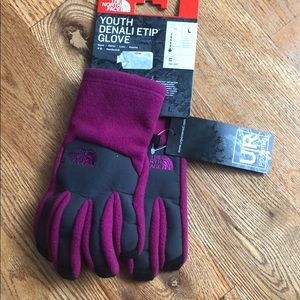 North Face Kids E-tip gloves